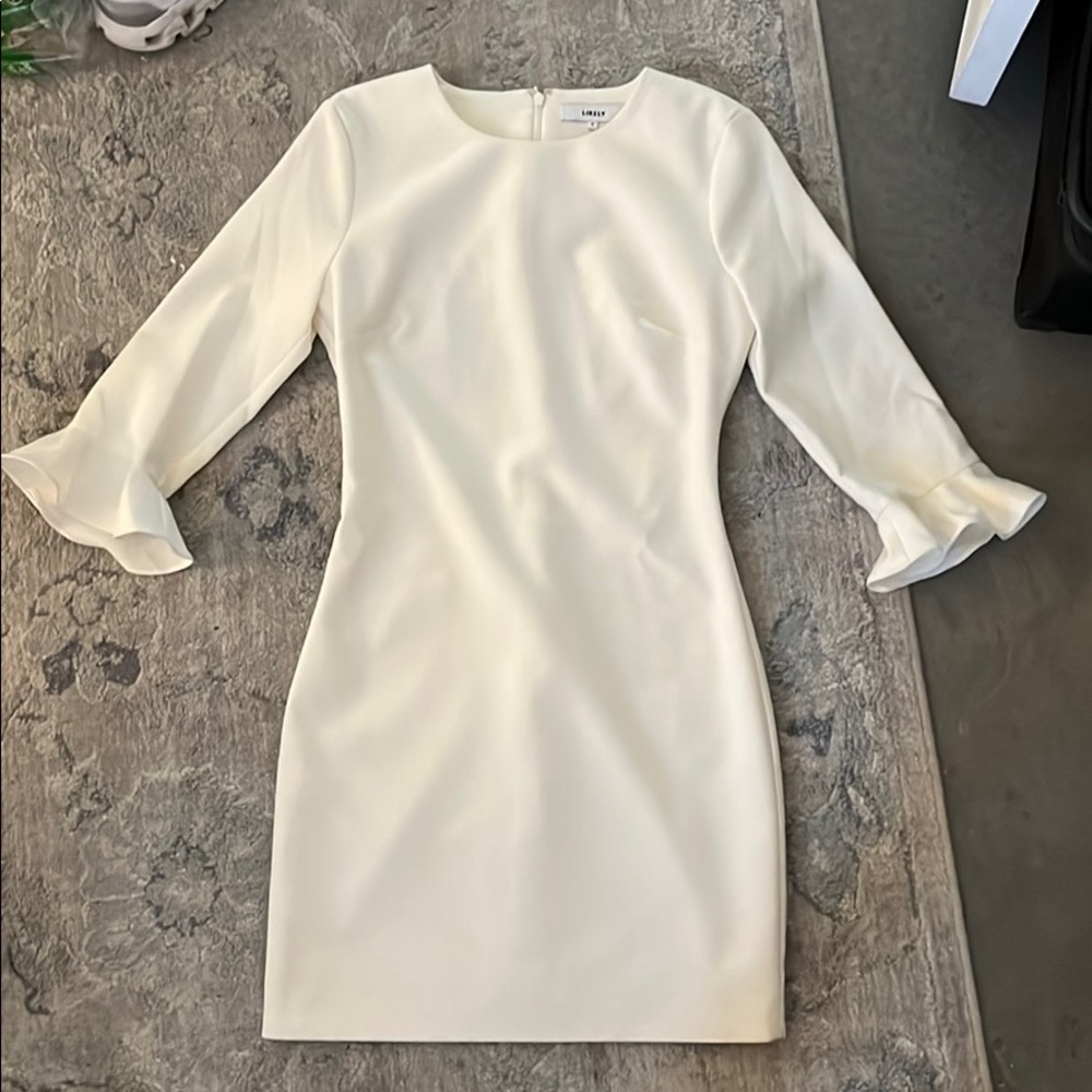White likely mini dress